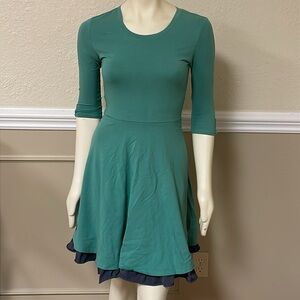 Matilda Jane Joanna Gaines Women’s Green Pastures Fit And Flare Dress XS